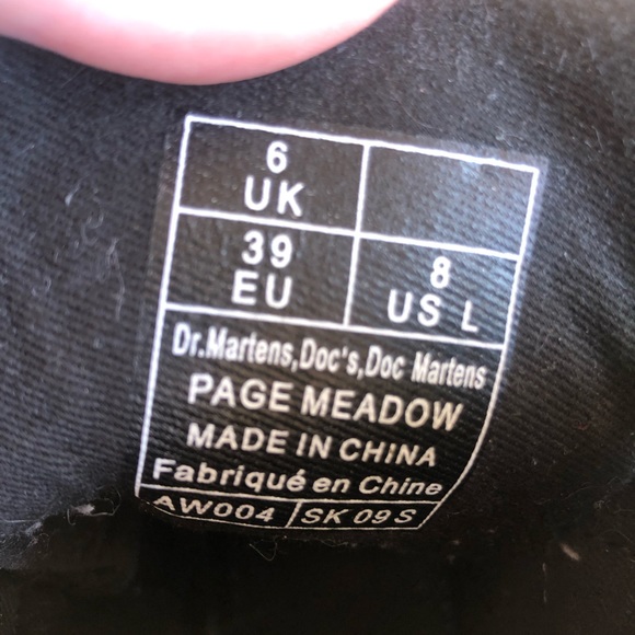 🌸 Dr. Marten PAGE Meadow size 8 US 🌸 nice condition! - Picture 7 of 8